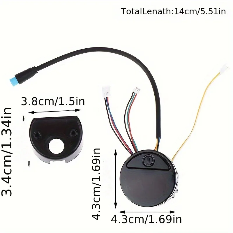 Tablero de patinete eléctrico para Ninebot Es1, Es2, Es3, Es4, Panel de circuito, pantalla, reemplazo