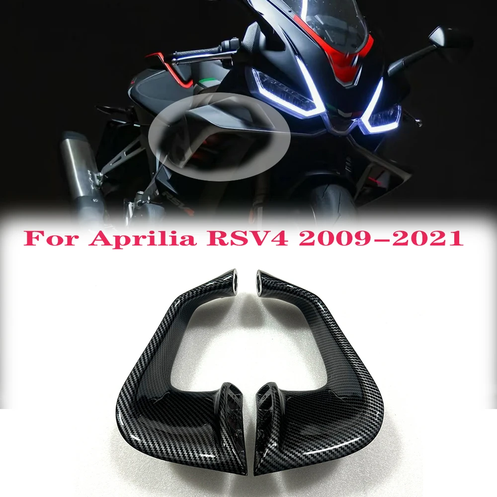 For Aprilia RSV4 2009-2012 2013-2016 2017-2020 2021 Motorcycle Fixed Airfoils Fixed Wing Aerodynamic Side Wing Accessories Part