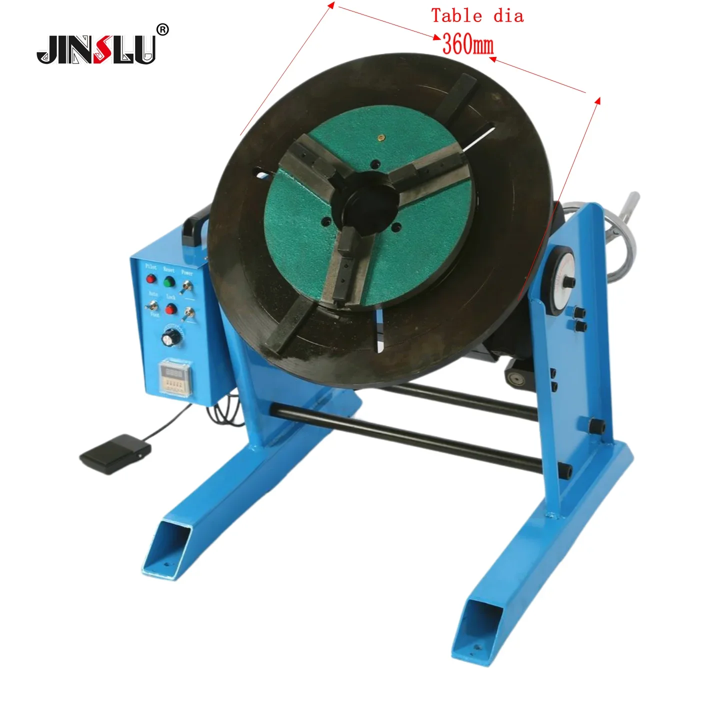 HD-50 Load 50KG Weld Rotary Welding Turntable Table Rotator Brackets Welding Positioner with Lathe Chuck WP200 and Torch Holder