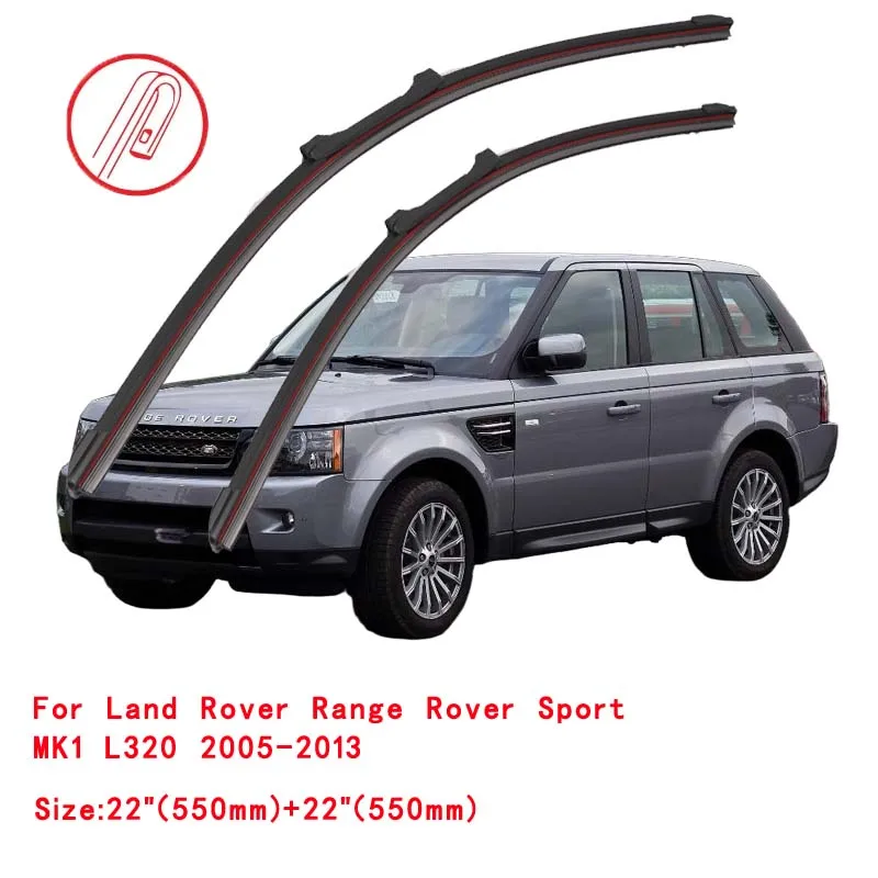 Щетки автомобильные резиновые для Range Rover Sport L320 L494 SUV 2005 2008 2013 2015 2017 2018 2019 2020 2021 2022