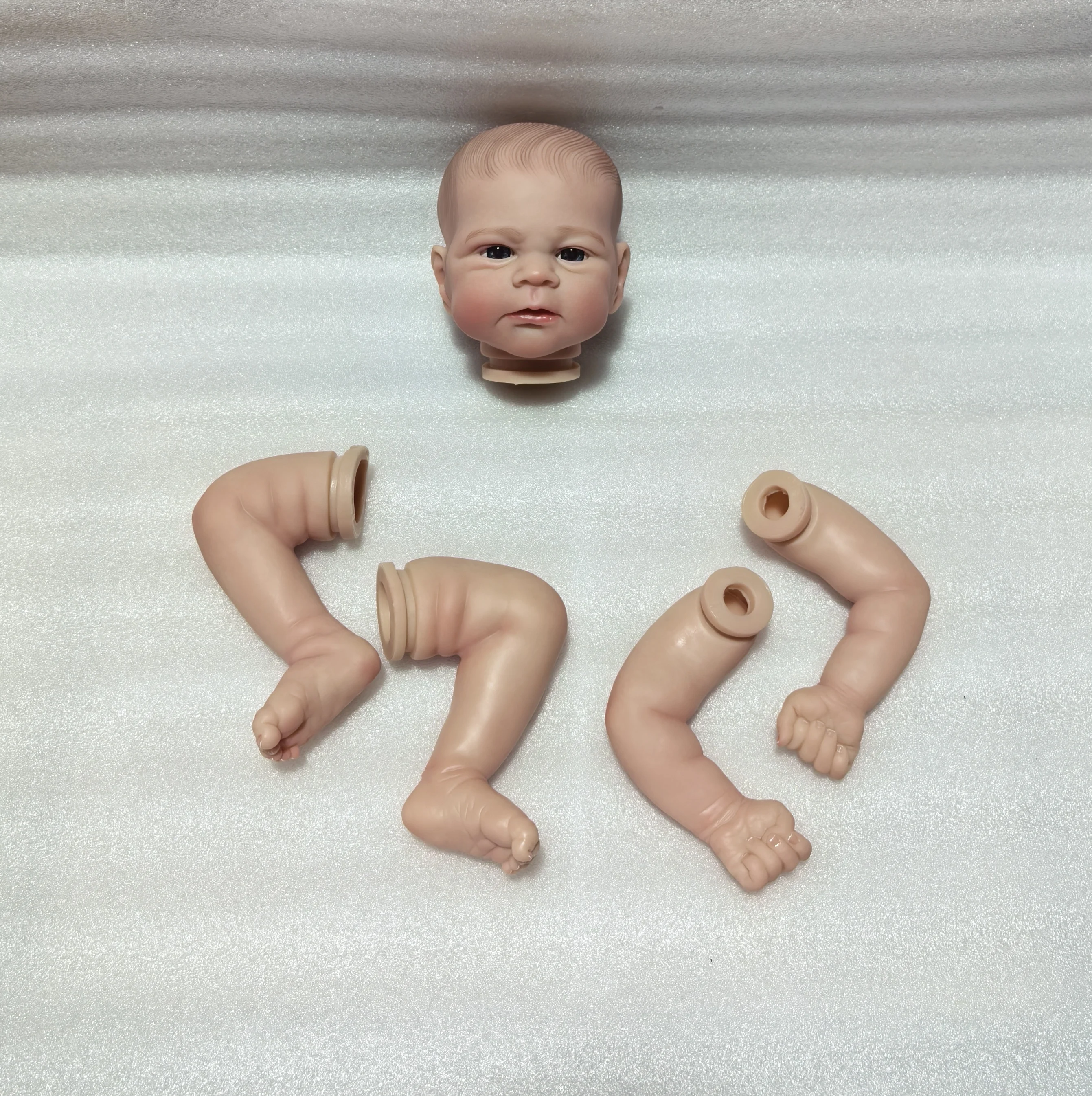 

NPK 19-дюймовый комплект куклы Elijah Reborn — детальная живопись, реалистичные, мягкие на ощупь, детали куклы «сделай сам», уже окрашенные