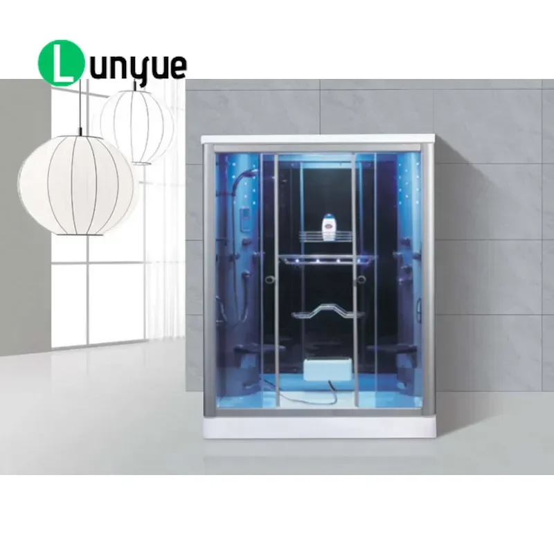 Modular Steam Shower Room Prefabricated Bathroom Cabin Full Suite Enclosure for Home Bath Spa Easy Install Waterproof Durable