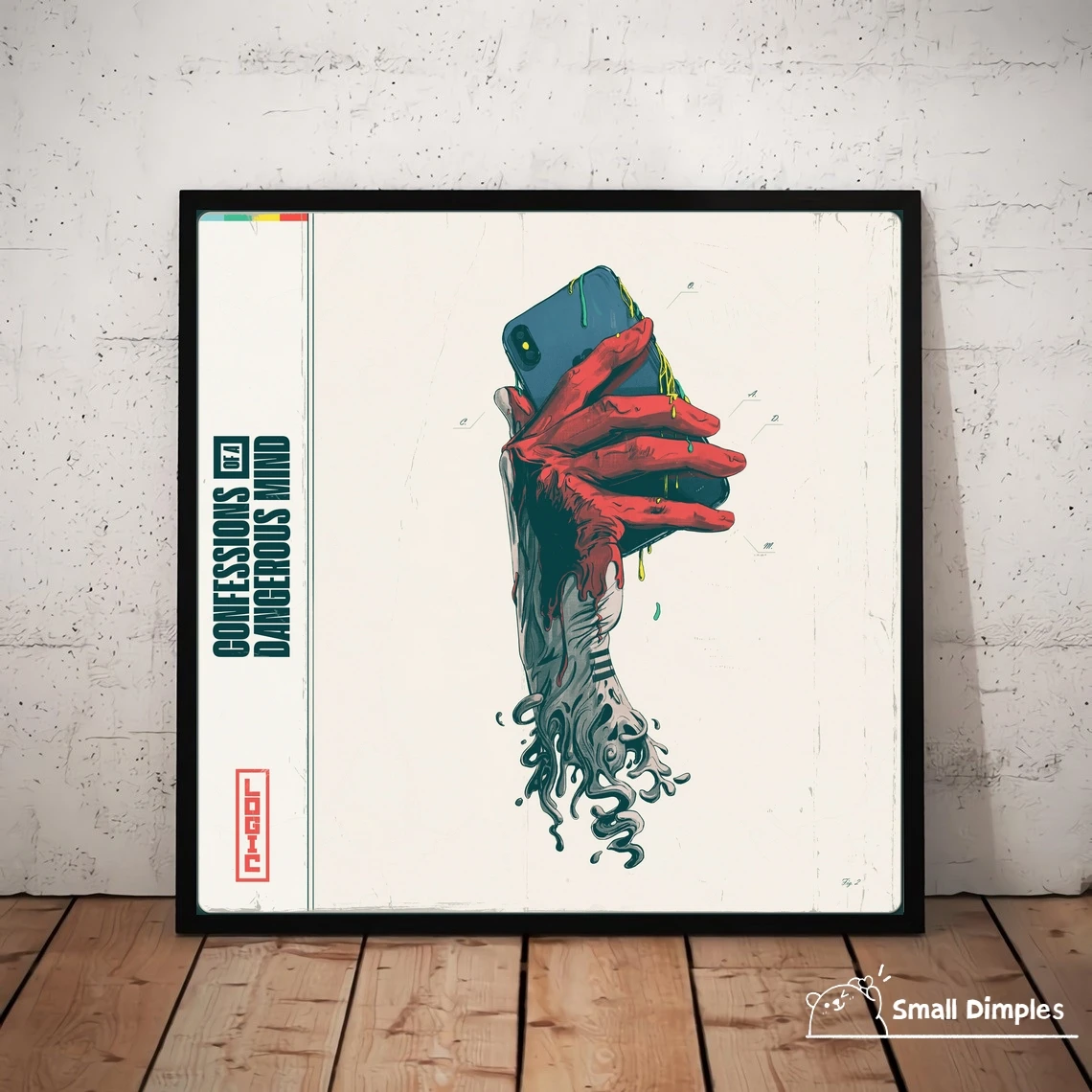 Logic Confessions Of A Dangerous Mind Music Album Poster Canvas Art Print Home Decoration Wall Painting (No Frame)