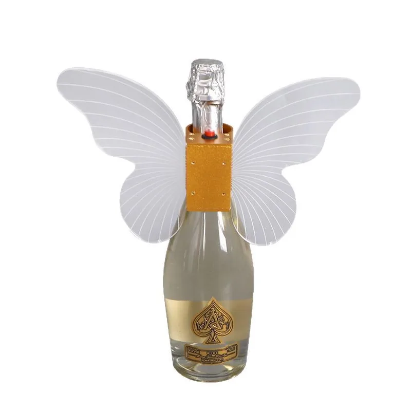 

LED luminous butterfly flash champagne head colorful flash stick bar KTV wine atmosphere cheering props