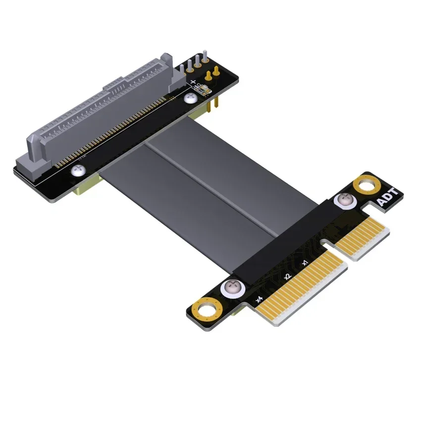 PCIE 3.0 X4 To U.2 Interface U2 To PCI-E 3.0 X4 SFF-8639 Upright Adapter Extension Data Cable for 2.5inch NVMe SFF 8639 Port SSD