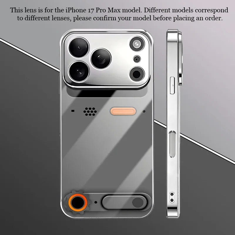 Minimalistyczne etui na telefon ze wzorem konsoli do gier, wykonane ze szkła, do iPhone 11 12 13 14 15 16 17 Pro Max Plus 17 Air, posrebrzane galwanicznie. — zdjęcie produktu 4