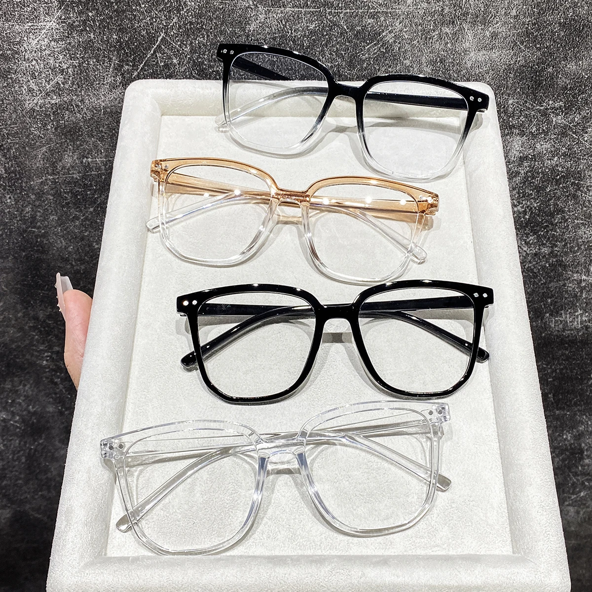 4 قطع من النظارات الرجالية الب - مراجعة Men'S Fashion Non Prescription Glasses وسعره