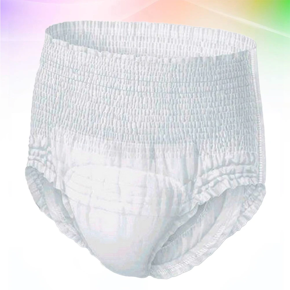 20 قطعة حفاضات الكبار القابل للتصرف تكنولوجيا مانعة للتسرب الملابس الداخلية للرجال النساء كبار السن ارتداء طوال اليوم حجم L #6