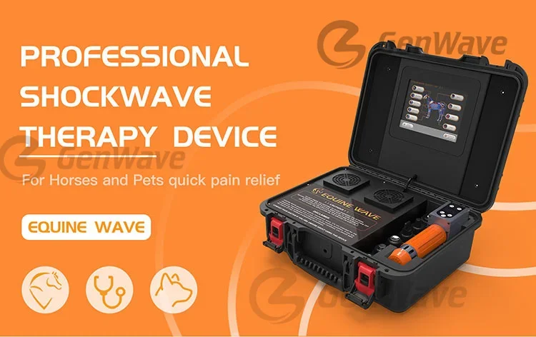 Shockwave Therapy Device ESWT Equine Machine Pain Therapy  Equine Wave Horses Therapy Machine Quick Pain Relief Device