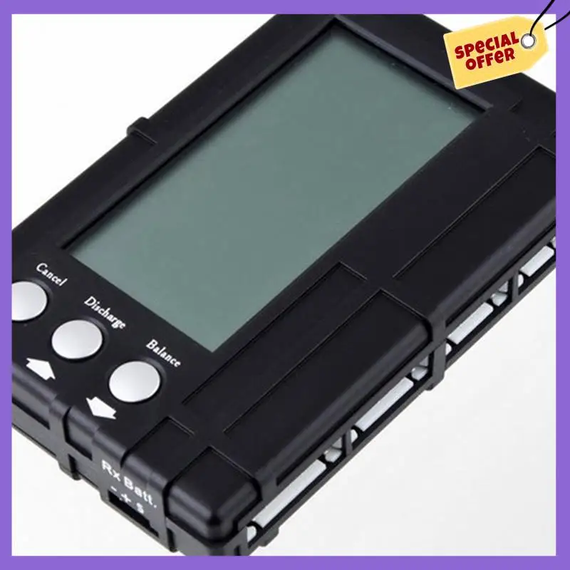 

-A96Z 4X 3 In 1 LCD RC Battery Discharger Balancer Meter Tester For 2-6S Lipo Li-Fe Battery Voltage Meter
