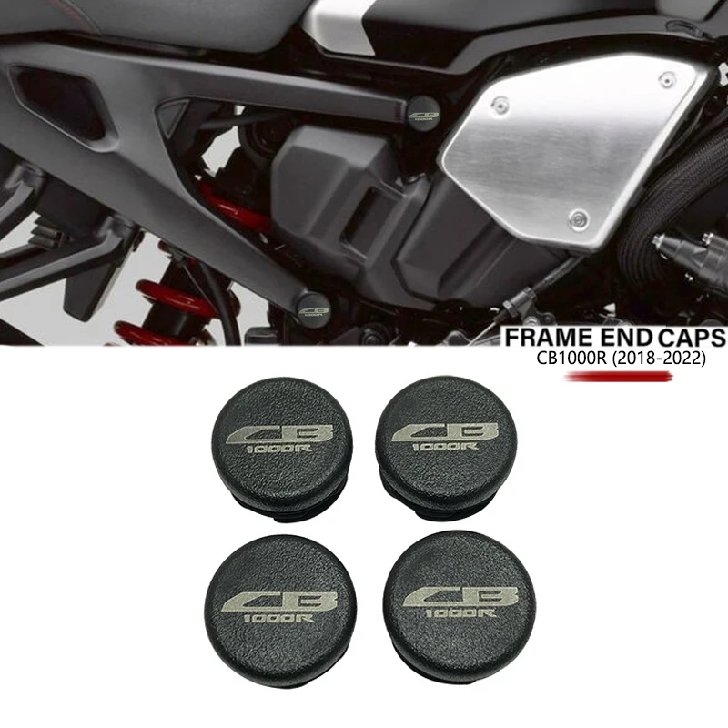 4PCS For Honda CB1000R CB 1000R CB1000 R 2018 2019 2020 2021 2022 Motorcycle Frame Hole Cover Caps Plug Frame Cap Set