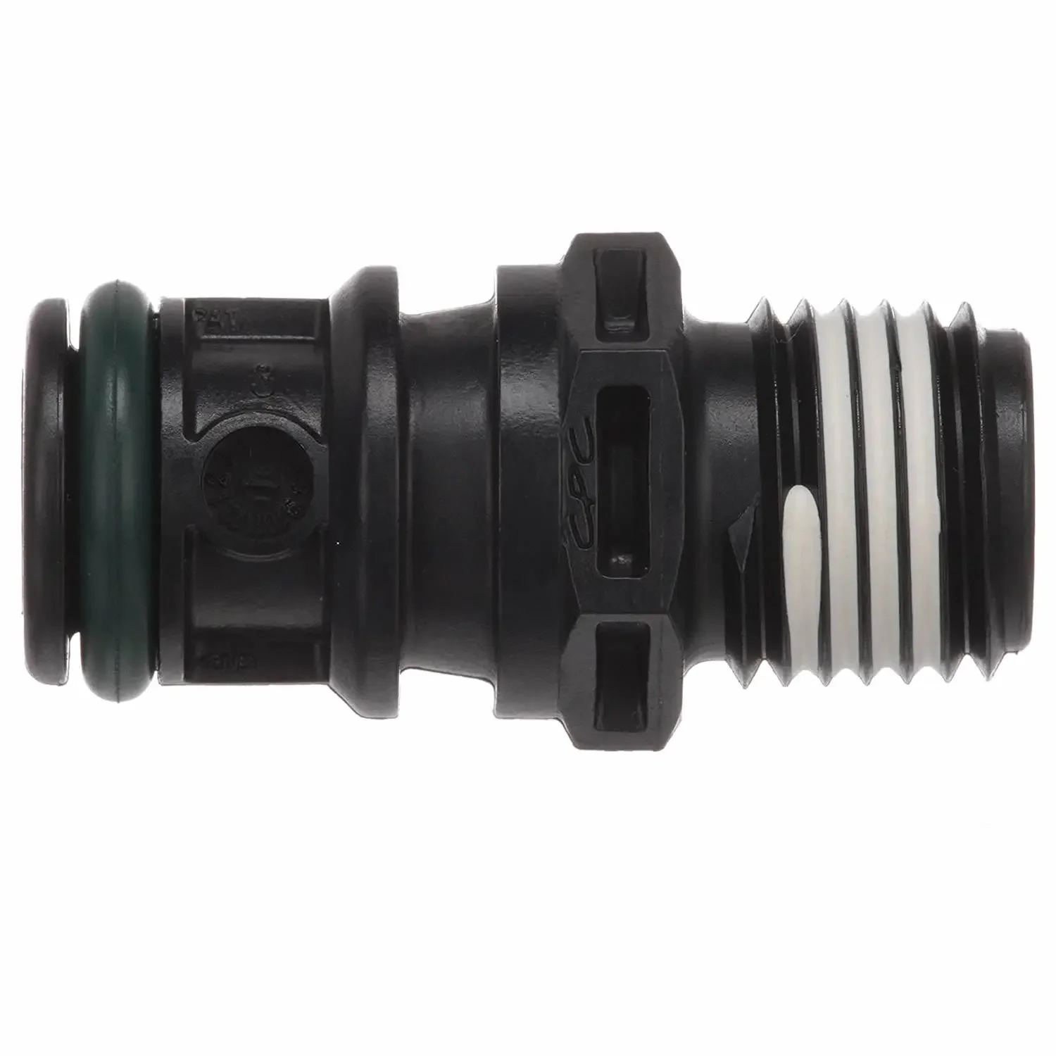 8838TM6 Universal Sprayless Connector, Prevents Fuel Spray from Fuel Line, Tank Male, ¼-Inch NPT with Thread Sealant