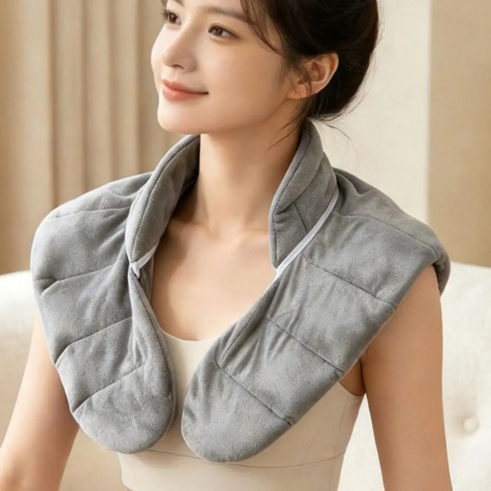 Soft Gravity Neck Wrap Bead Filled Detachable Neck Protection Pack Comfortable High Collar Weighted Shoulder Pad Home Use