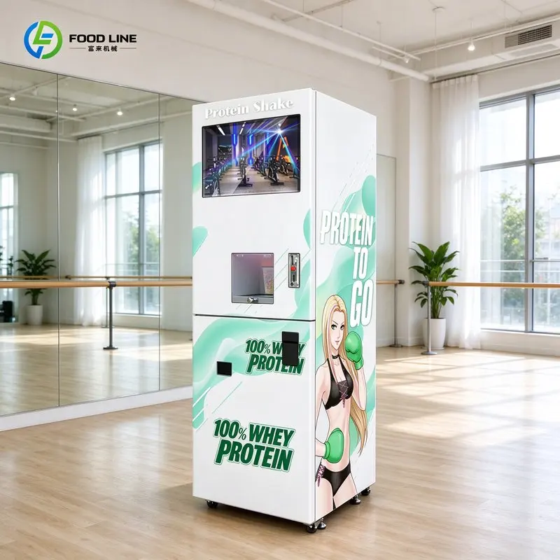 Gym and Health Club Beverage Vending Machine Instant Powder & Protein Powder Wih Multiple Payment Options FL Customized
