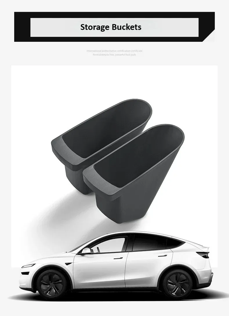 Für Tesla Model Y/YL Juniper 2026 Auto-Türabfalleimer TPE Türseiten-Aufbewahrungsorganizer Handschuhfach Model 3 Highland Auto-Zubehör – Detail 5