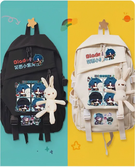 

Anime Honkai: Star Rail Blade Schoolbag Backpack High-capacity Computer Casual Shoulder Bag Student Messenger Bag 2049