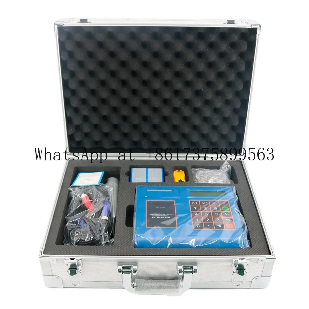 TUF 2000P TM 1 Transducer Ultrasonic Flow Meter Measuring Range DN50 1000mm For Water Flow Measurement