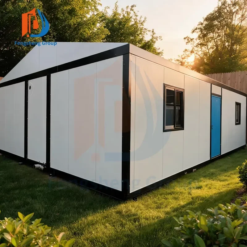 Expandable Container Module House 2 Bedroom Prefabricated Container Houses
