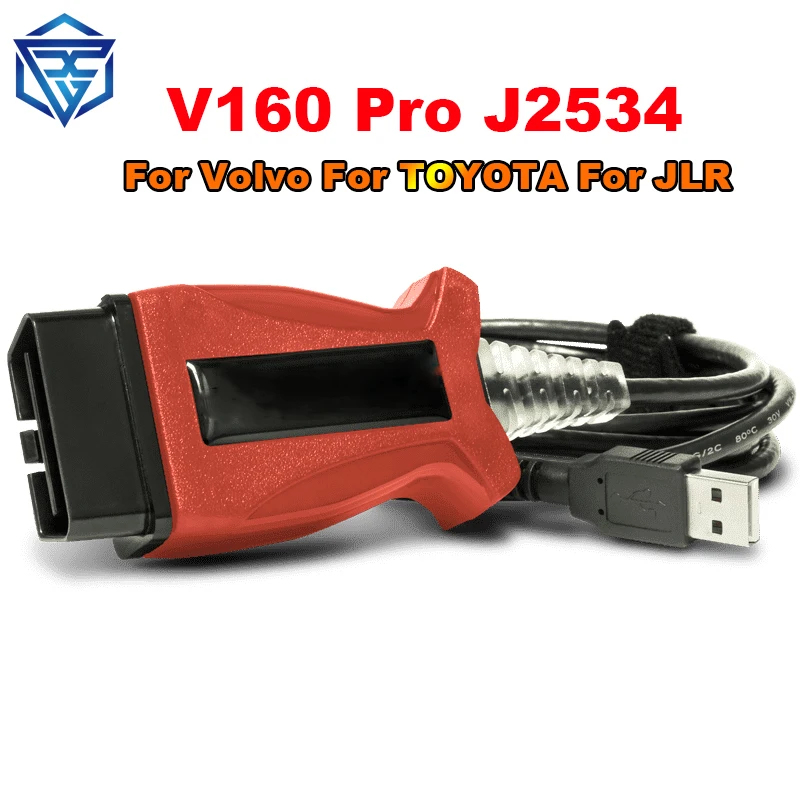 V160 JLR SDD Pro J2534 for Volvo 2014D and for TOYOTA TIS Techstream 18.00.008 3 in 1 OBD2 Scanner PK MINI VCI OTC DICE