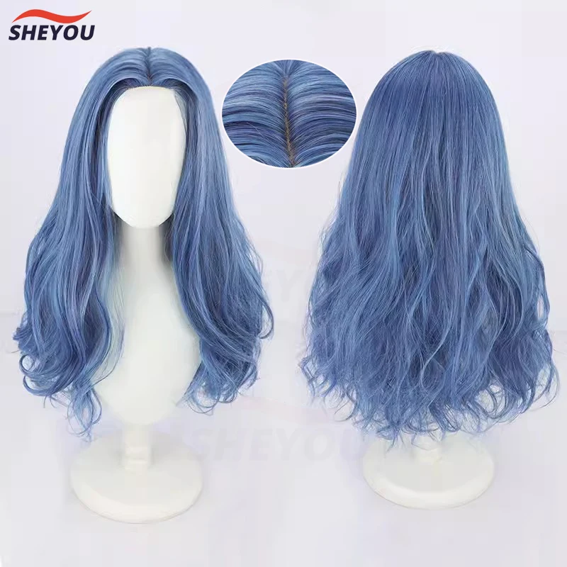 Melina Cosplay Wig Ranni Short Mid Parting Taro Color Curly Heat Resistant Synthetic Hair Party Anime Wigs + Wig Cap