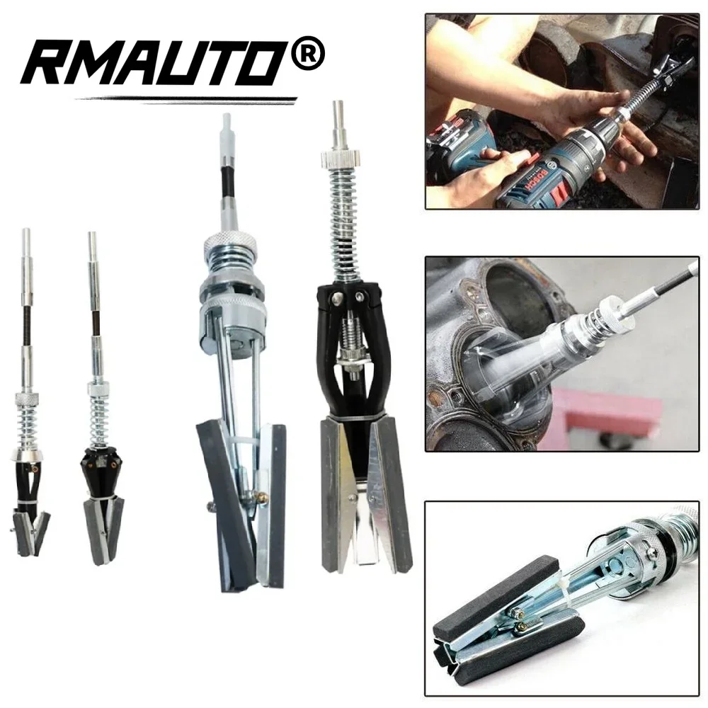 1-4 inch Steel Car Engine Brake Cylinder Bore Hone Flexible Shaft Honing Tool For Engine Grinder Grindstone Shaft Adjustable