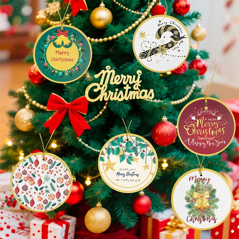 

12 Christmas Tree Cartoon Ornaments, Suitable For Decorating Christmas Trees, Santa Claus, And Indoor Christmas Ornaments