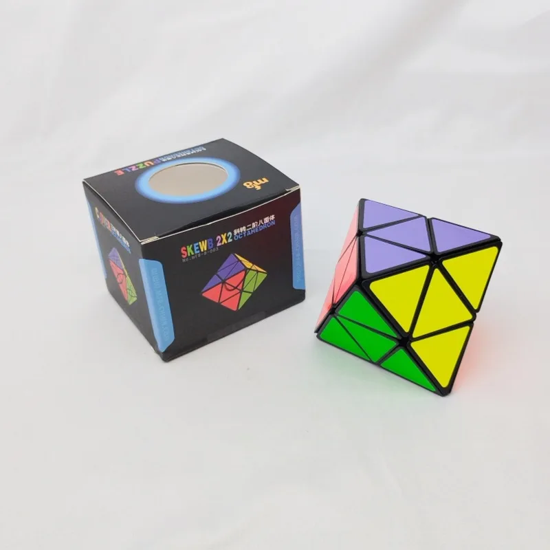 MF8 DiagOnally Rotated 2x2 Octahedral Cube 2x2x2 Magic Cube Original Color Limited Edition Collectible Cube Fidget Toys Gift