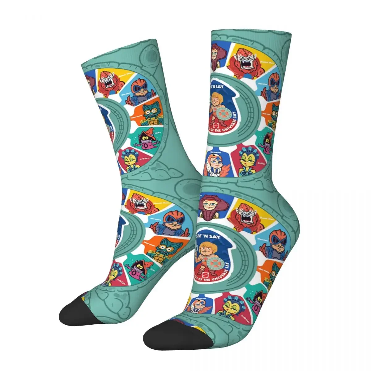 Hip Hop Retro Rotary Table Crazy Men's Compression Socks Unisex Masters of the Universe Fantastic Street Style Crew Sock