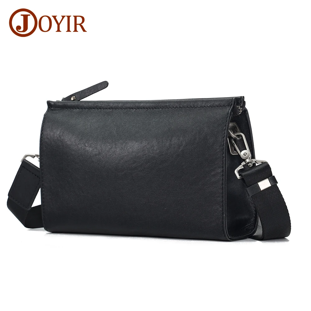 

JOYIR Men Genuine Leather Casual Shoulder Bag Simple Small Crossbody Bag for Male Fashion Messenger Bag Satchel Bags Handbag New