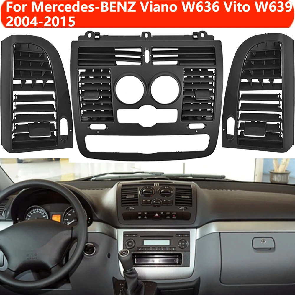 

Car Air Conditioner Air Vent Outlet Cover Grille Panel For Mercedes-BENZ Viano W636 Vito W639 2004-2015