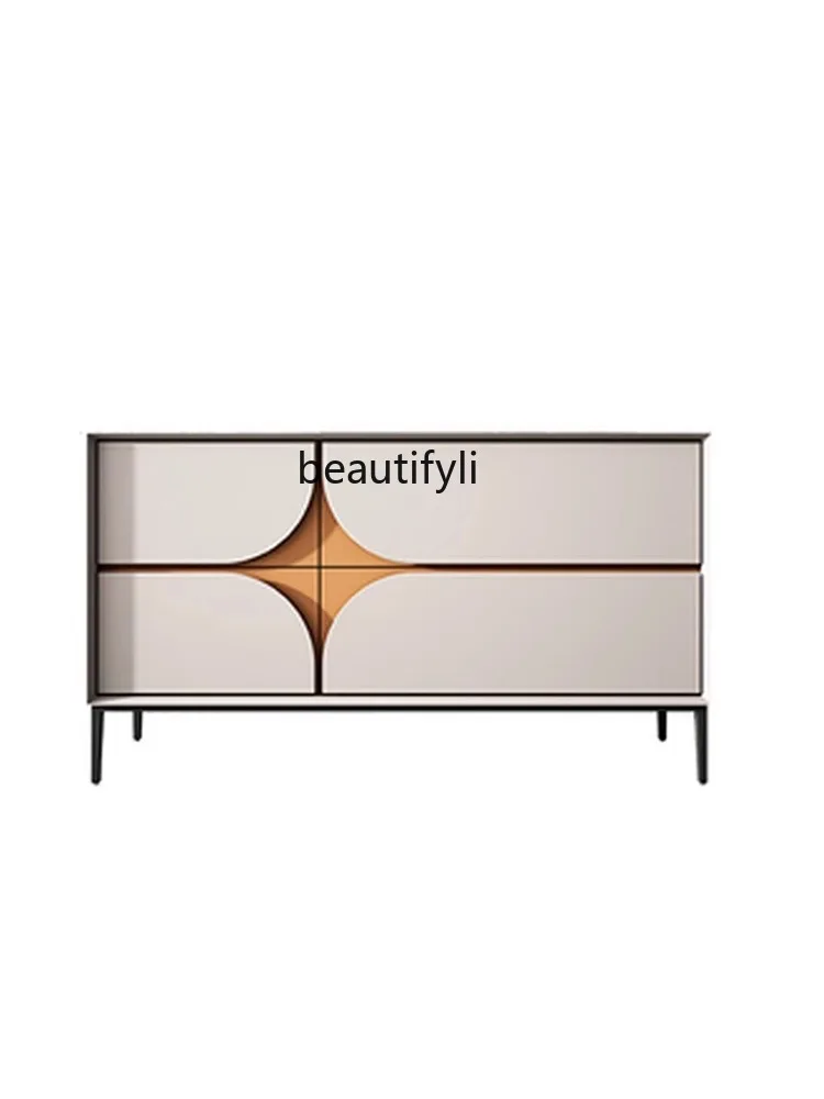 

Light Luxury Hallway Simple Modern Chest of Drawers Sideboard Cabinet Living Room Entrance Storage Wall Storage Cabinet