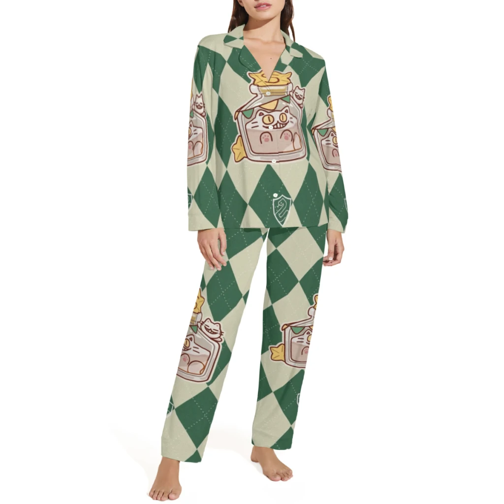 Harry Potter Complete set of printed pajamas, comfortable/cute/patterne