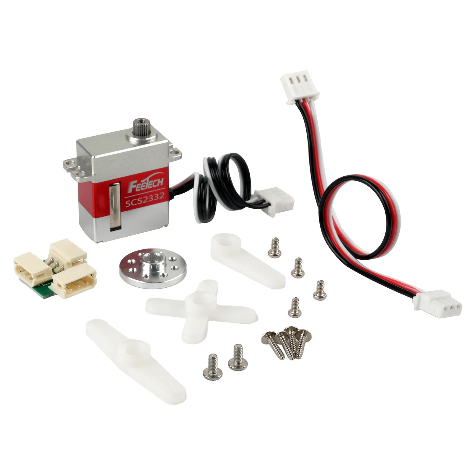 Feetech Small Micro SCS2332 7.4V Servo Motor All-Metal Gear 4.5kg Locked-rotor Torque Serial Bus Mini Smart Robot RC Car Servo