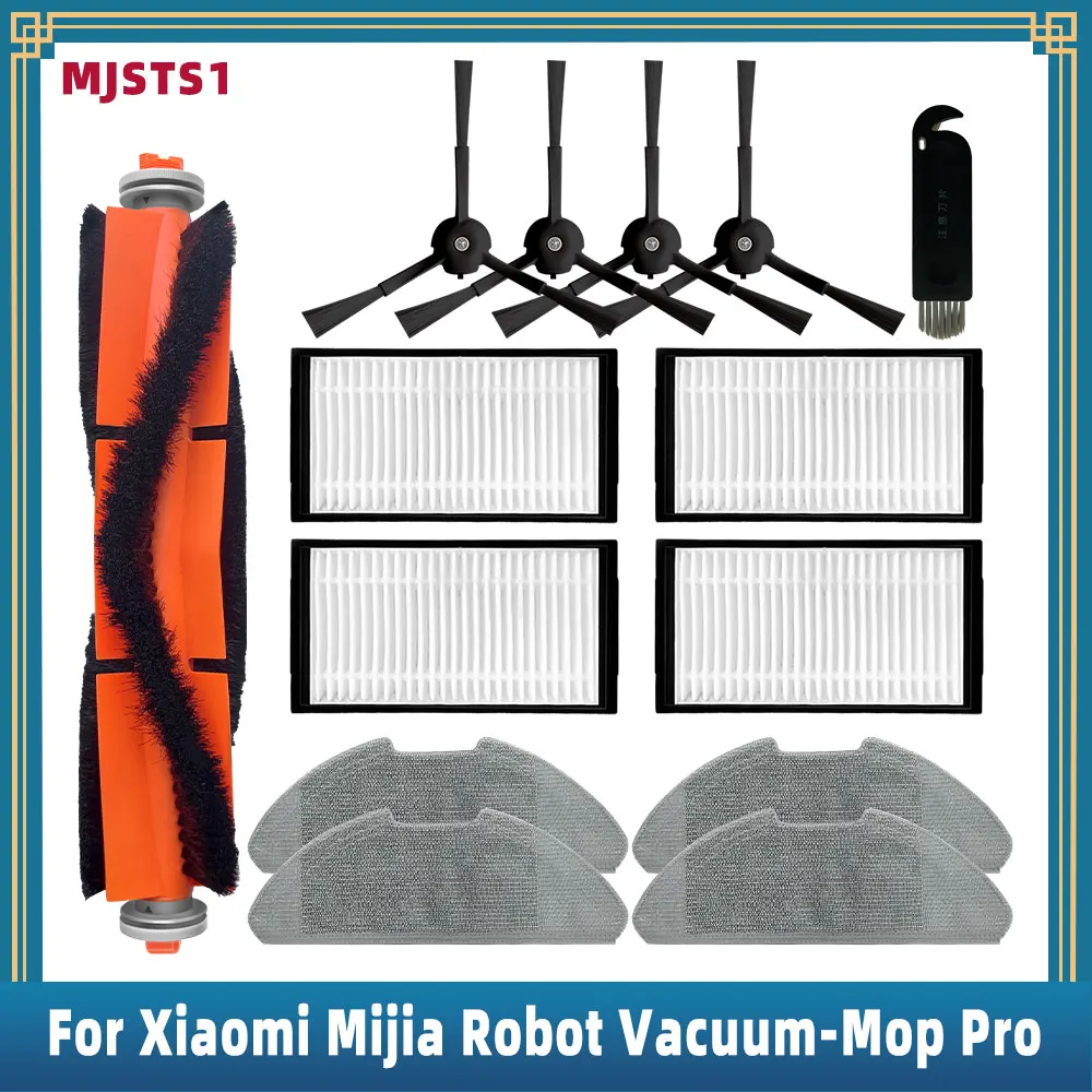 Compatible For Xiaomi Mijia Robot Vacuum-Mop Pro MJSTS1 Spare Parts Accessories Main Side Brush Hepa Filter Mop Rag Cloth