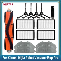 Kompatibel für xiaomi mijia roboter vakuum-mop pro mjsts1 ersatzteile zubehör hauptseiten bürste hepa filter mop lappen tuch