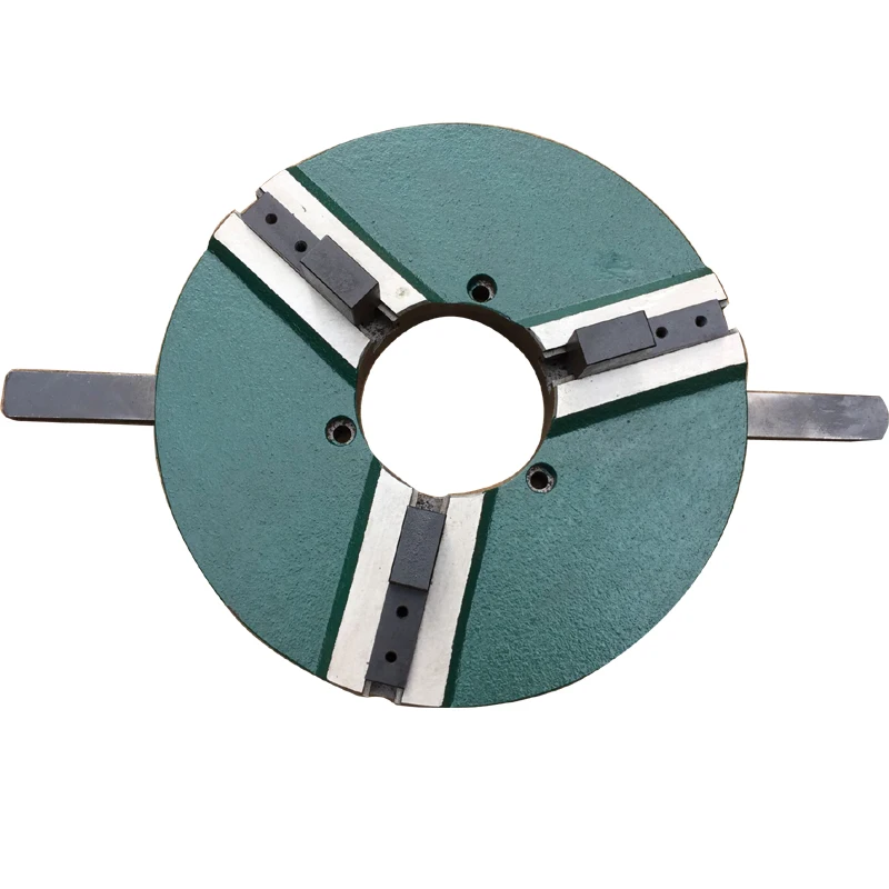 

400mm Welding Chuck 3 Jaws Welding Chuck Wood Box Mandrin 3 Mors Used Hollow Structure Manual Laser Chuck Ric-t3080 WP 400 Steel