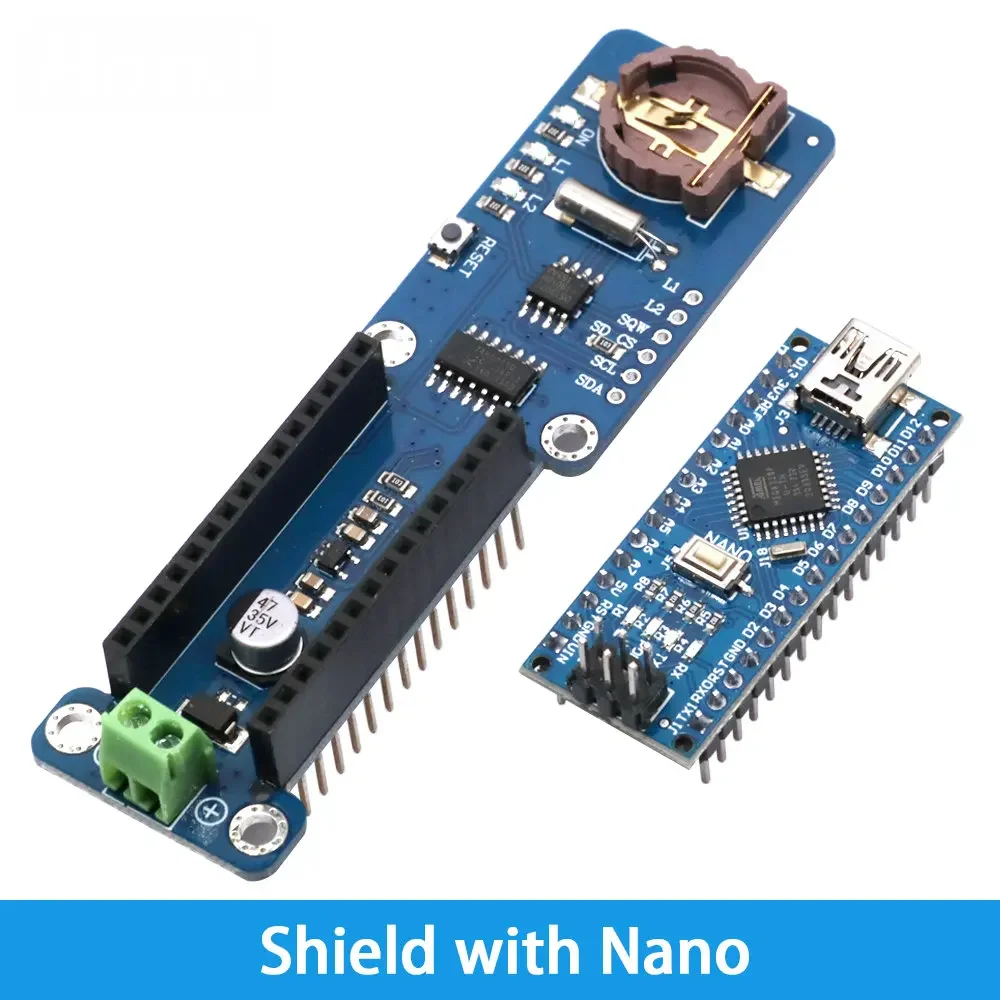 Nano V3.0 Data Logging Shield для Arduino/MICRO Data Logger Recorder Nano Module 3,3 В с интерфейсом SD-карты RTC Часы реального времени