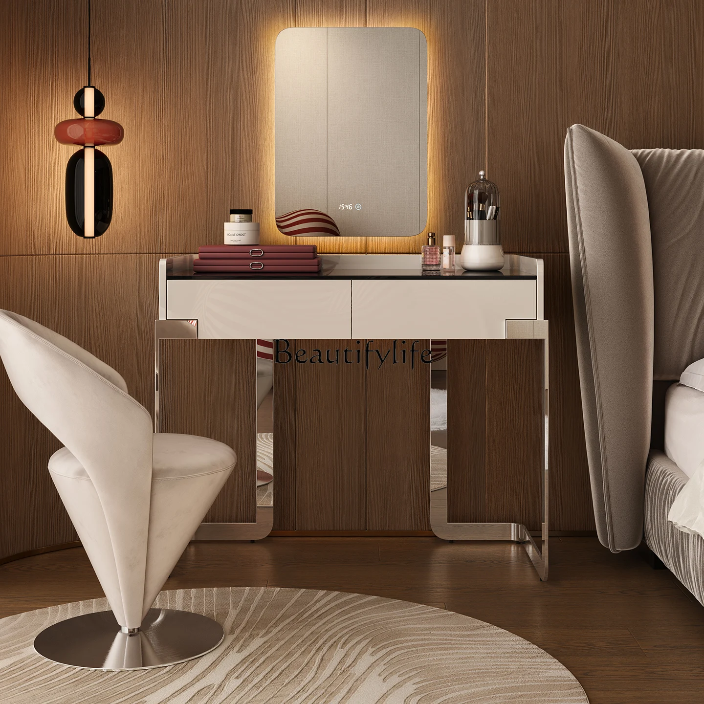 

Italian light luxury dressing table, bedroom cloakroom, master bedroom makeup table