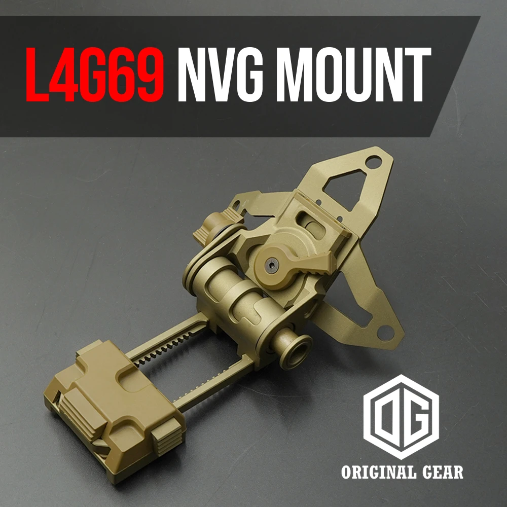 Tactical L4G69 NVGLight L4 G69 Night Vision Helmet Mount And Shroud Compatibility PVS14 PVS15 PVS18 PVS31 GPNVG18 PSQ36