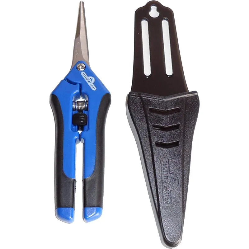 

Hydrofarm HGPP400C Precision Curved Blade Gardening Scissor Pruners for Plants and Flower Trimming with Safety Lock (12 Pack)