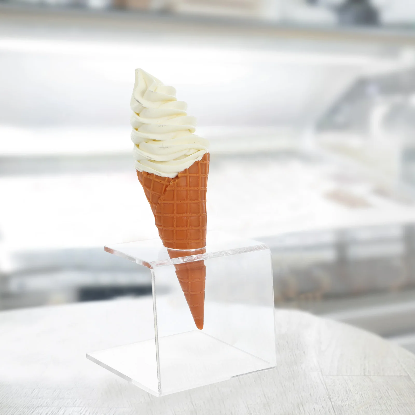 

Ice Cream Cone Holder Holders for Party Decorate Transparent Acrylic Cupcake Stand