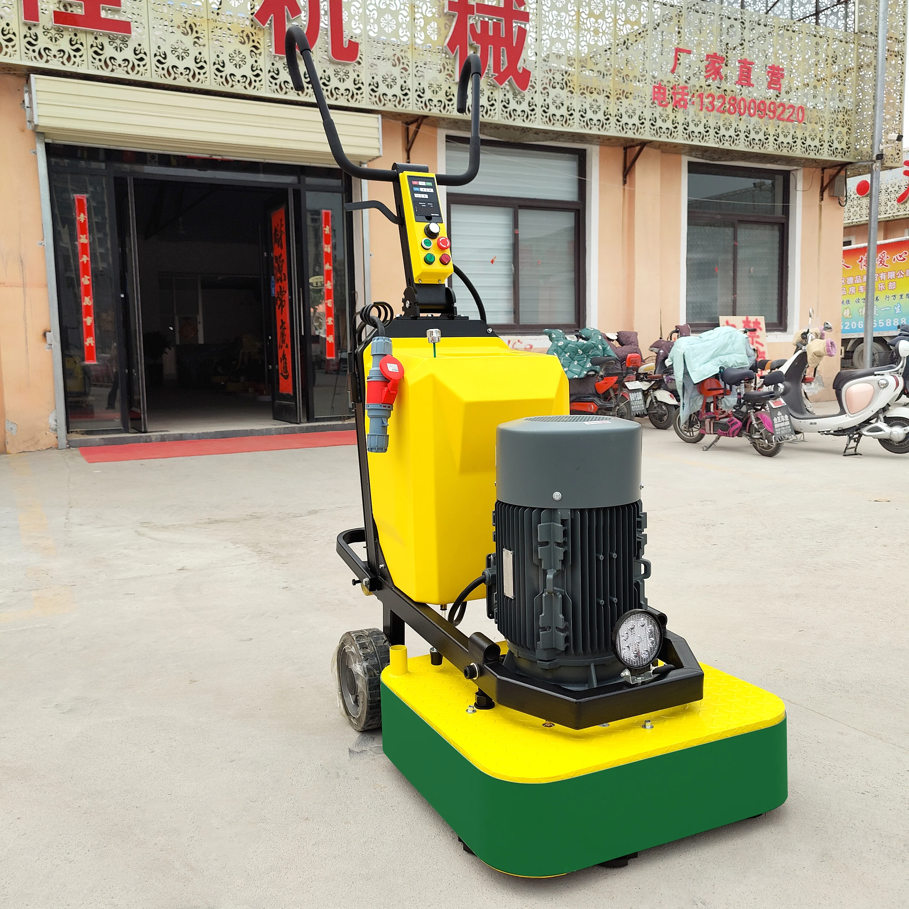 Heavy- Remote Control Dual-Drive Smart Planetary Diamond Floor Grinder Concrete Polishing Machine