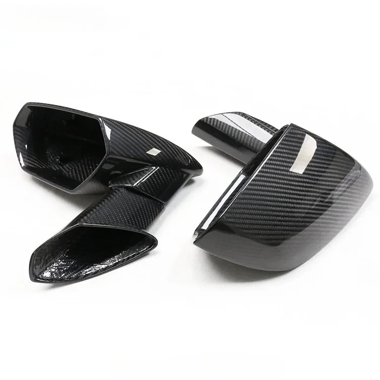 

High Quality Car Rearview Mirror Cover for Lamborghini LP600 LP610 LP620 Huracan Roadster Dry Carbon Fiber Mirror Cover