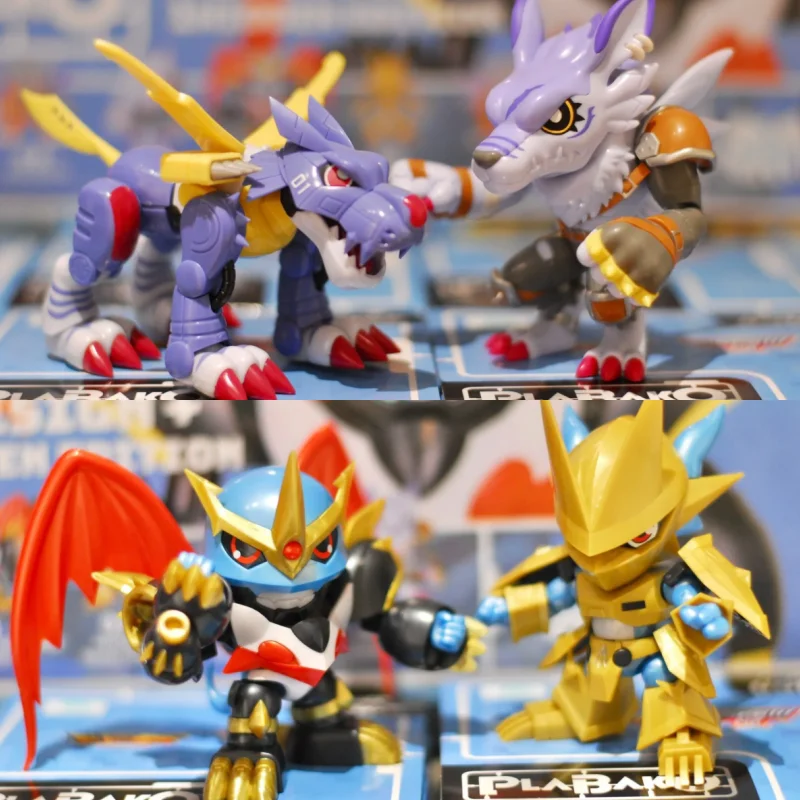 

Genuine Bandai Digimon Plabako Vol.2 Assemble Battle Blind Box Figure 8 Designs 1 Hidden Edition Collectible Toy For Anime Gift