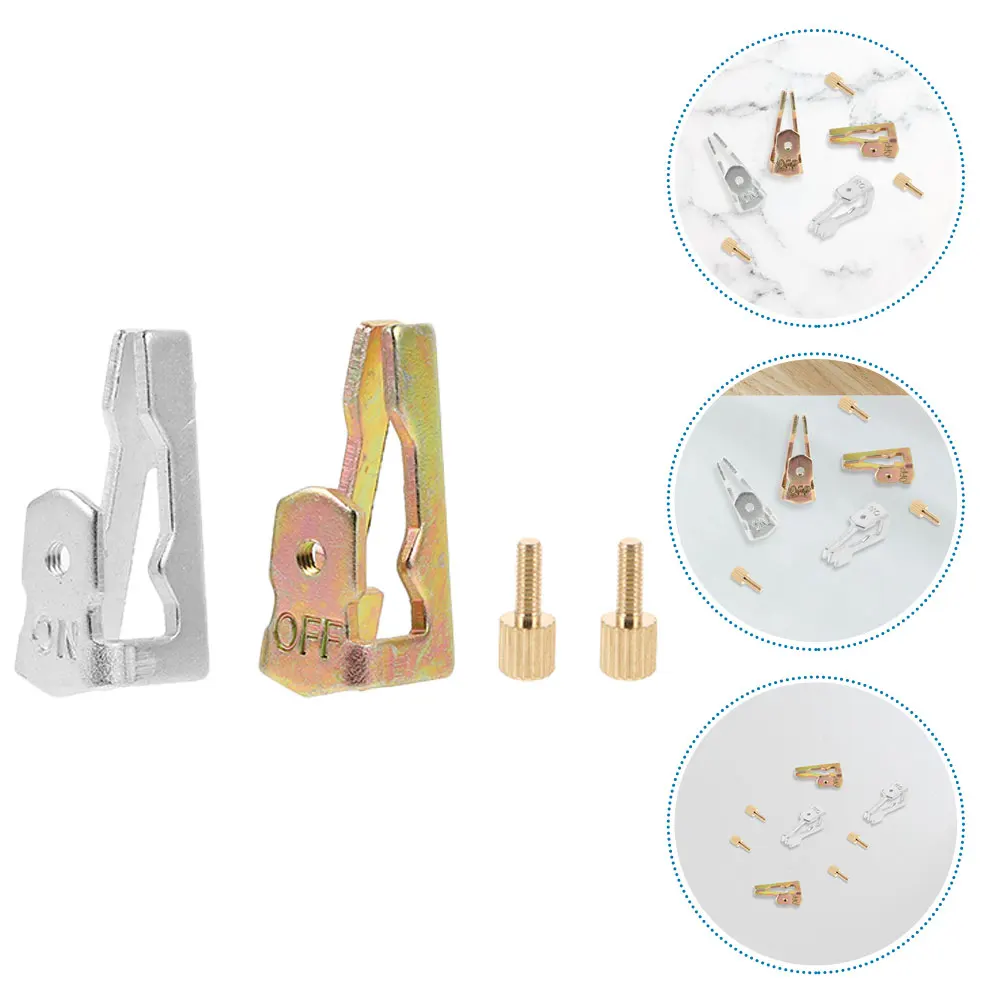 Timer Switch Kit 4 Sets Heavy Duty Metal Iron Parts Compact Pool Trippers Small Replacement Accessories Time Switch Trippers