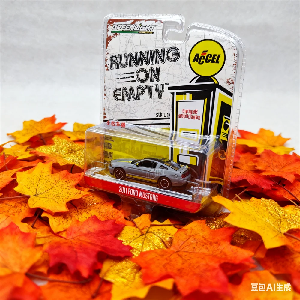 

GreenLight 1:64 2011, мини-модель автомобиля из сплава Ford Mustang, коллекция моделирования, игрушка в подарок