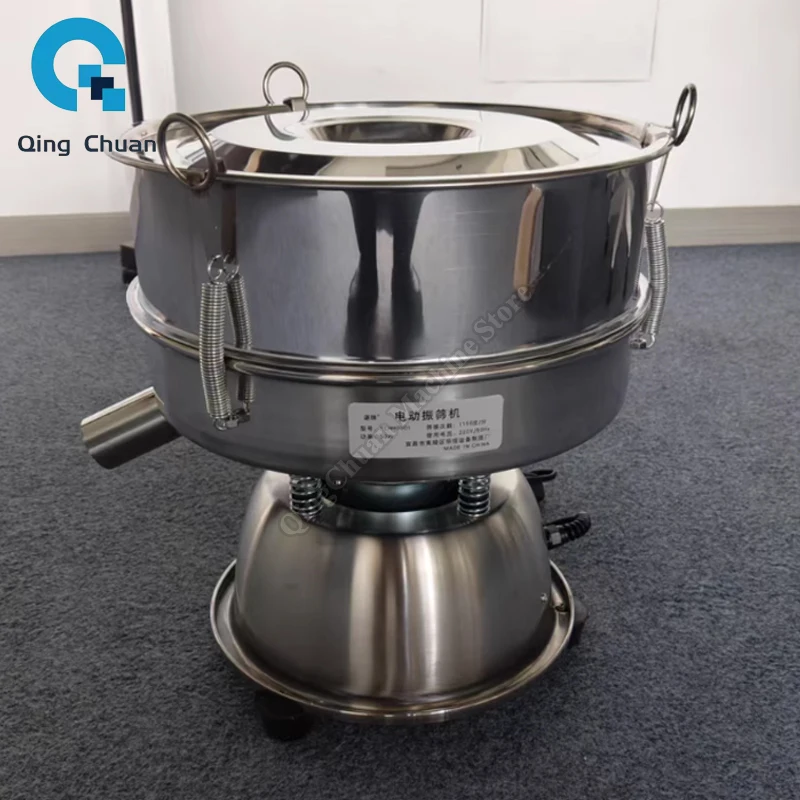 

Вибрационная сетка Маленькая роторная вибрационная сеть из нержавеющей стали Автоматическое разделение Электрический порошковый экран