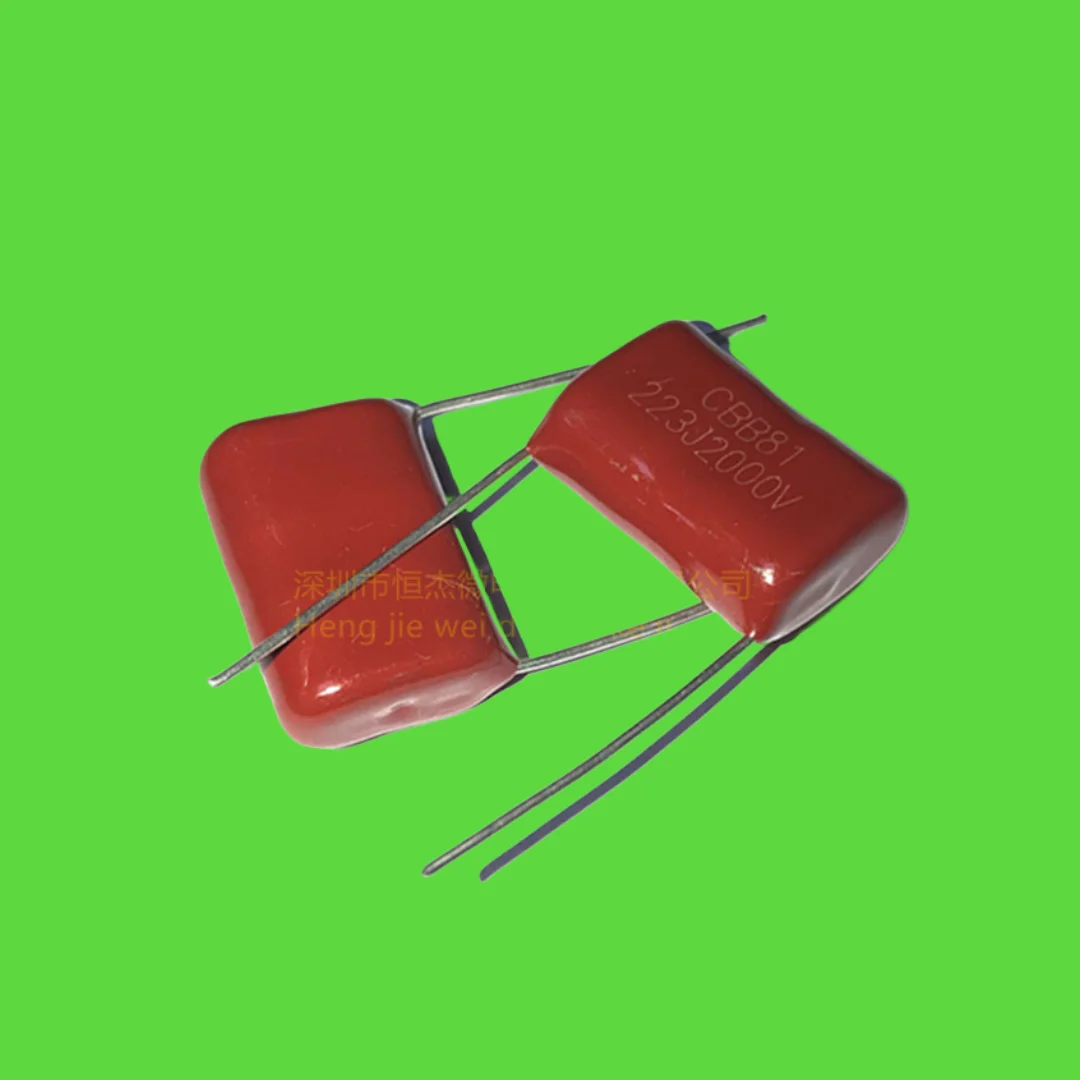 

10 шт./2000V223J CBB81 металлизированный пленочный конденсатор 0,022 мкФ 22NF 2KV223K расстояние между контактами 20 мм