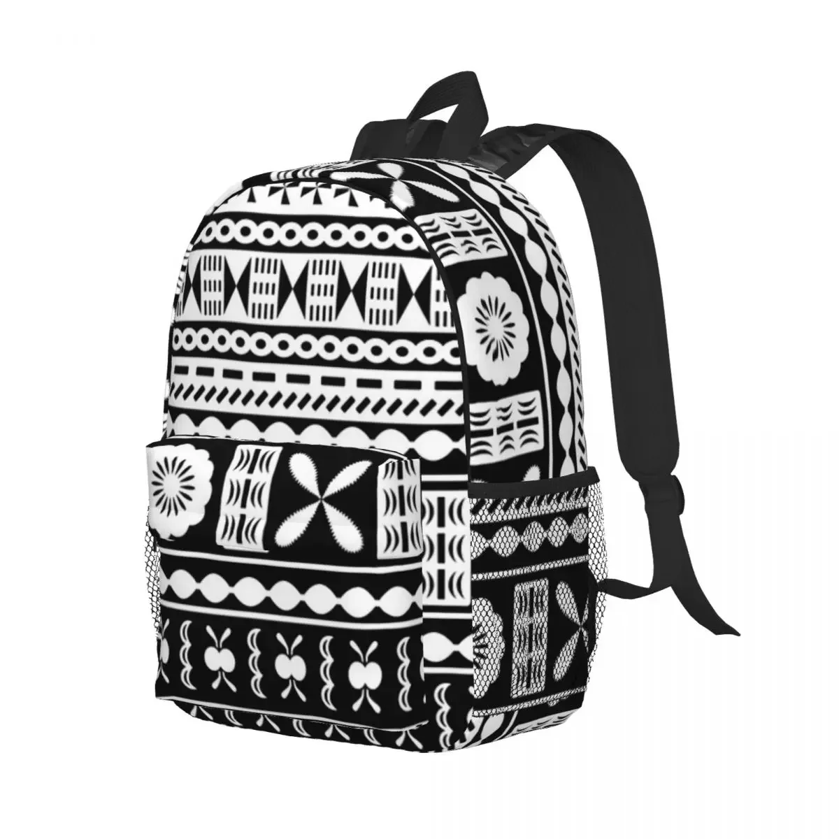 Fijian Tribal Art Aka Masi Kesakesa mochilas para niños y niñas, mochilas escolares de moda para estudiantes, bolsa de hombro para computadora portátil