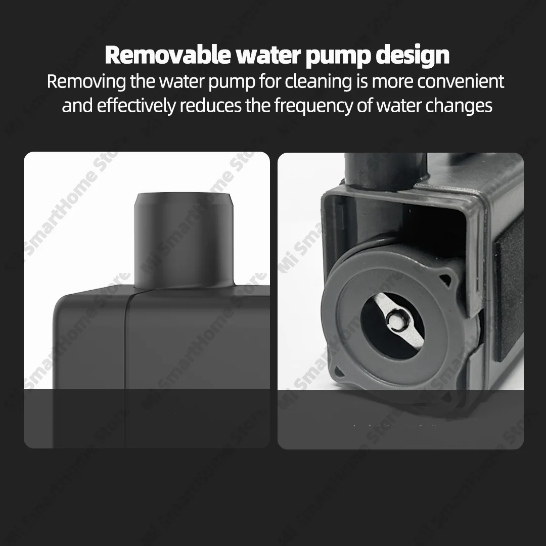 Xiaomi Aquarium-Wasserpumpe, Ein-Klick-Entwässerung, geräuscharm, intelligente Getriebe-Einstellung, Wasserpumpe, geeignet für Xiaomi Smart Aquarium